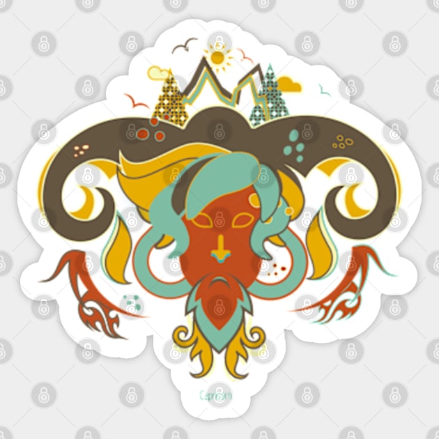 Capricorn Sticker by denisebrown